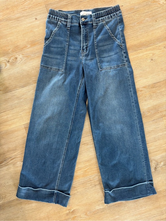 Vervet Pants - VERVET by Flying Monkey Medium Blue Denim Jeans